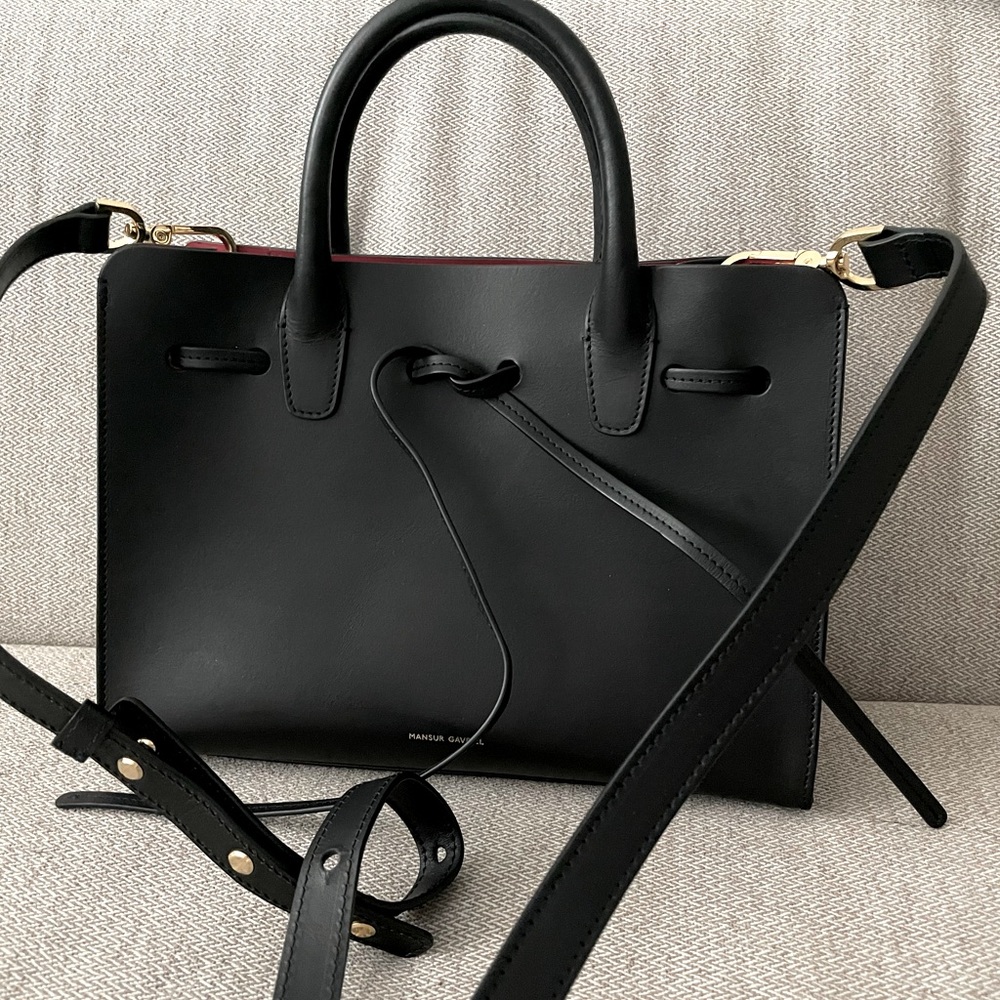Mansur Gavriel Black top handle bag